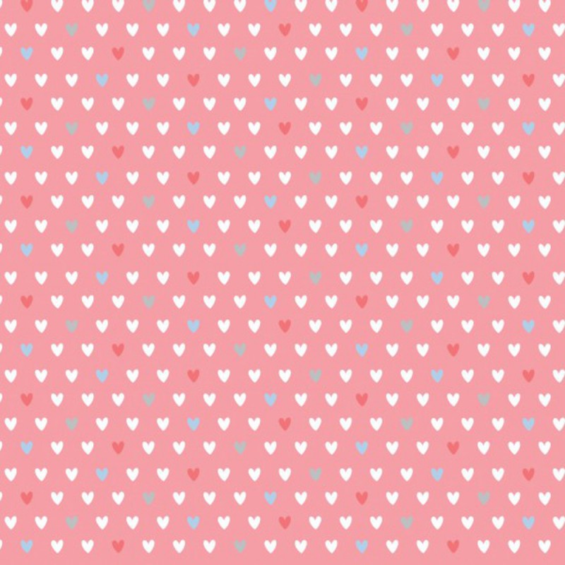 Nutex Hearts 100% Cotton