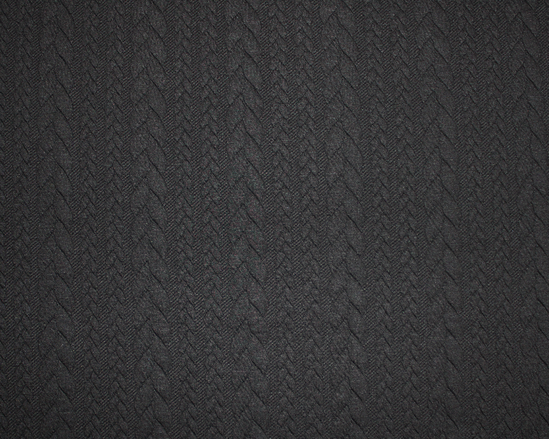 Cable Knit Black