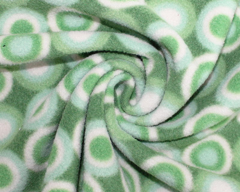 Green Geometric Circle Pattern.