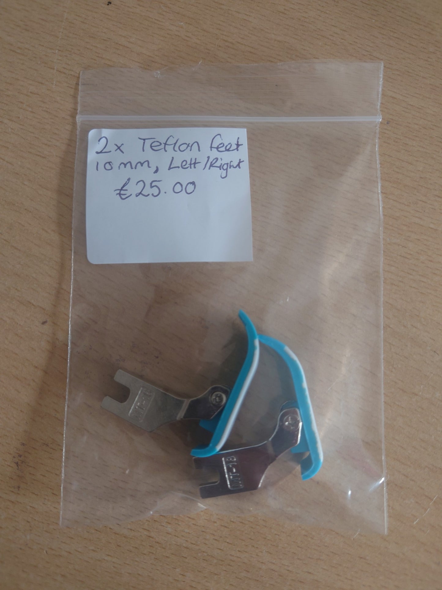 10mm Teflon Plastic Guide Foot pair