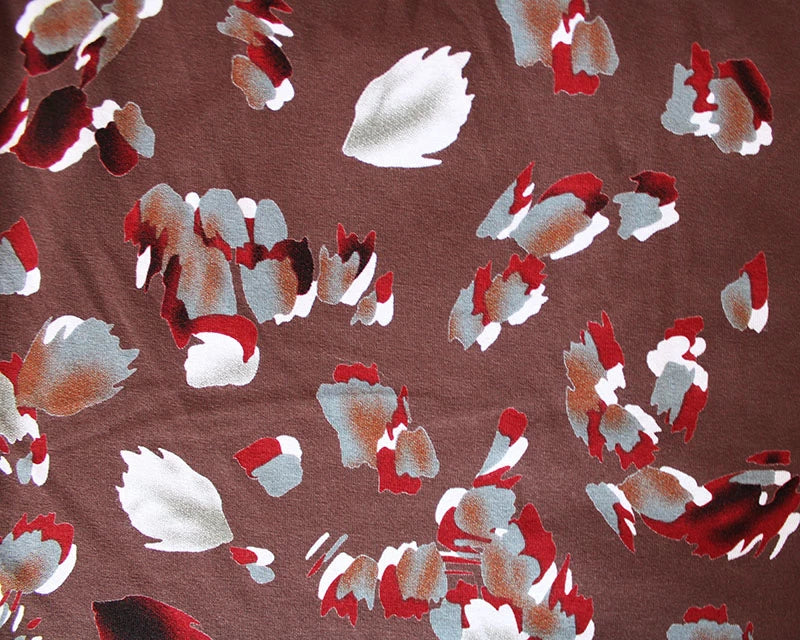 Painty Splash Viscose Jersey - brown