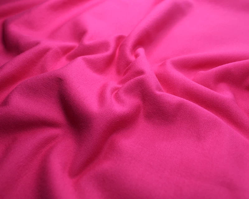 Cerise French Terry Loopback Cotton Jersey