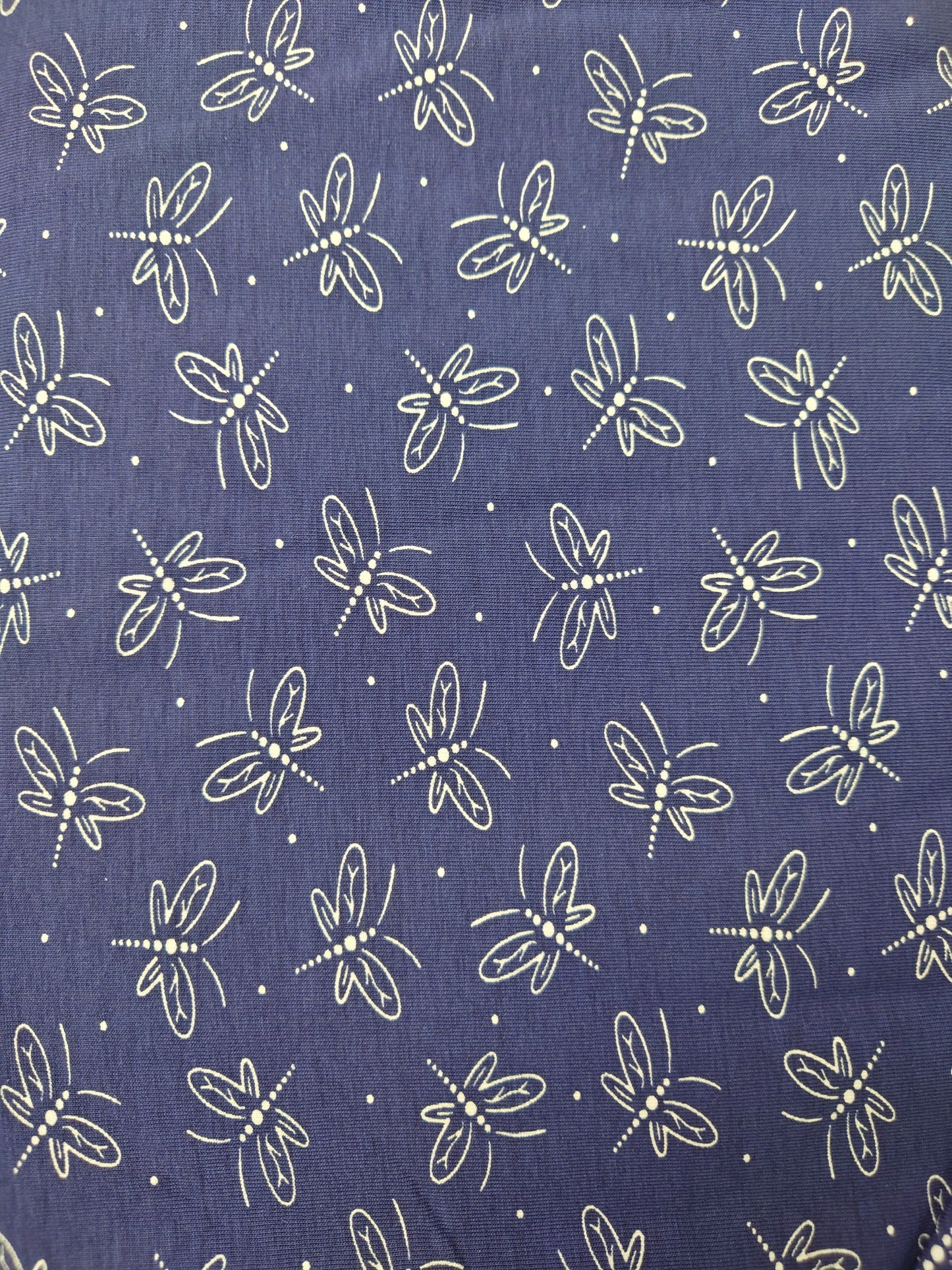 Dragonfly Navy Cotton Jersey