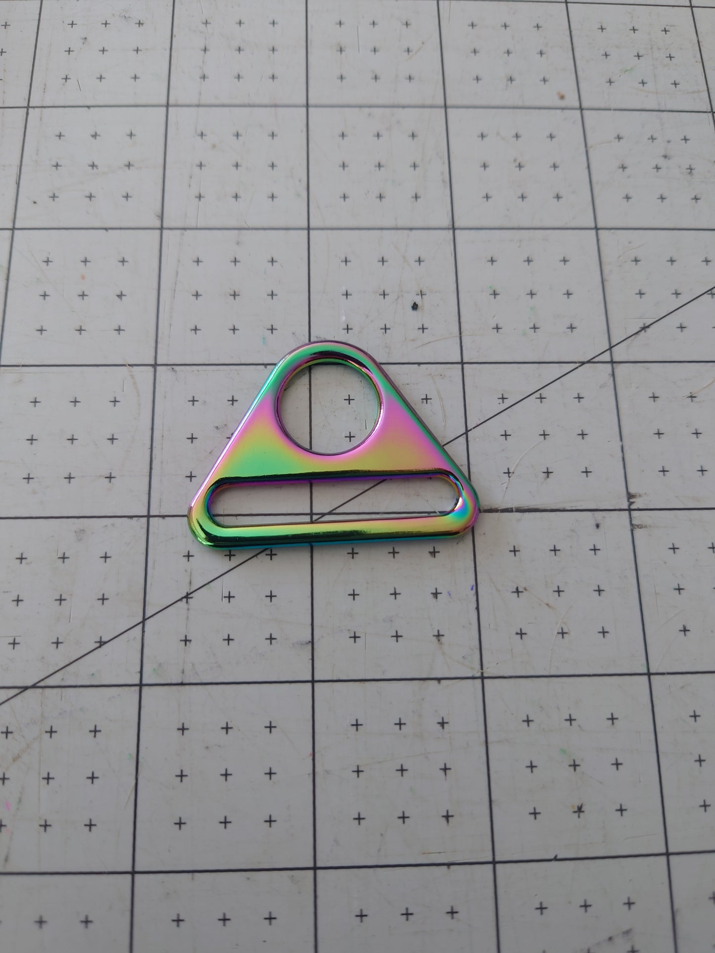 38mm Triangle strap connector - Rainbow x 2