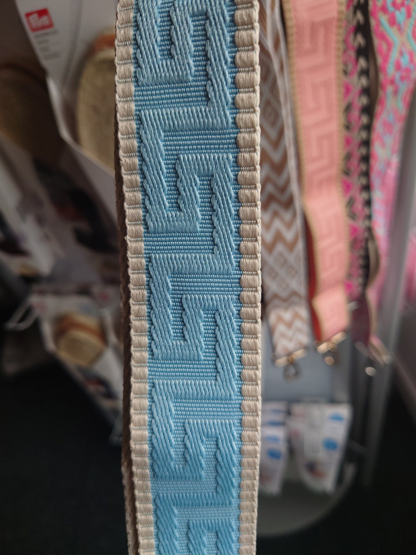 Baby Blue Bag Strap