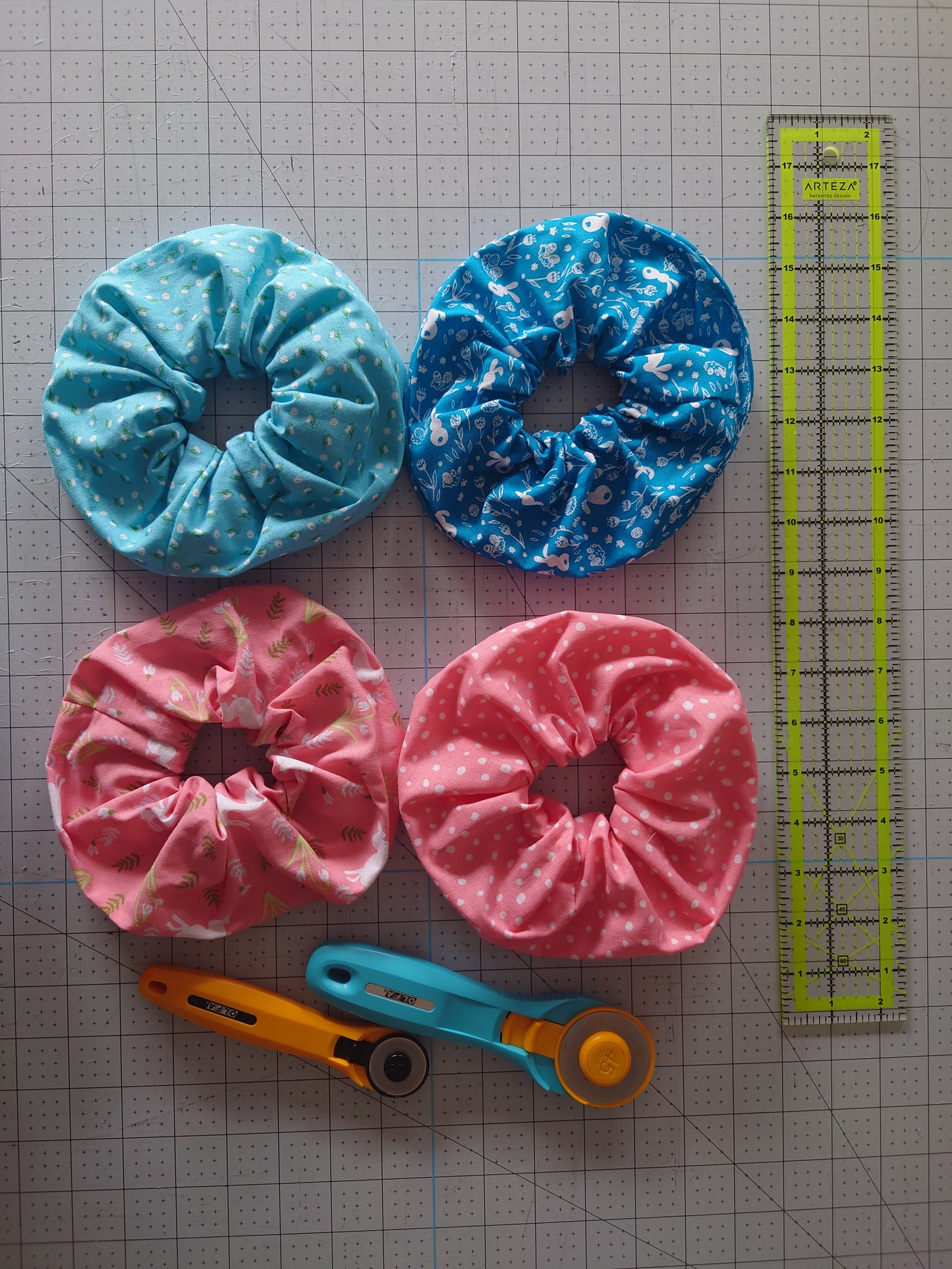 Handmade XL Hair Scrunchies