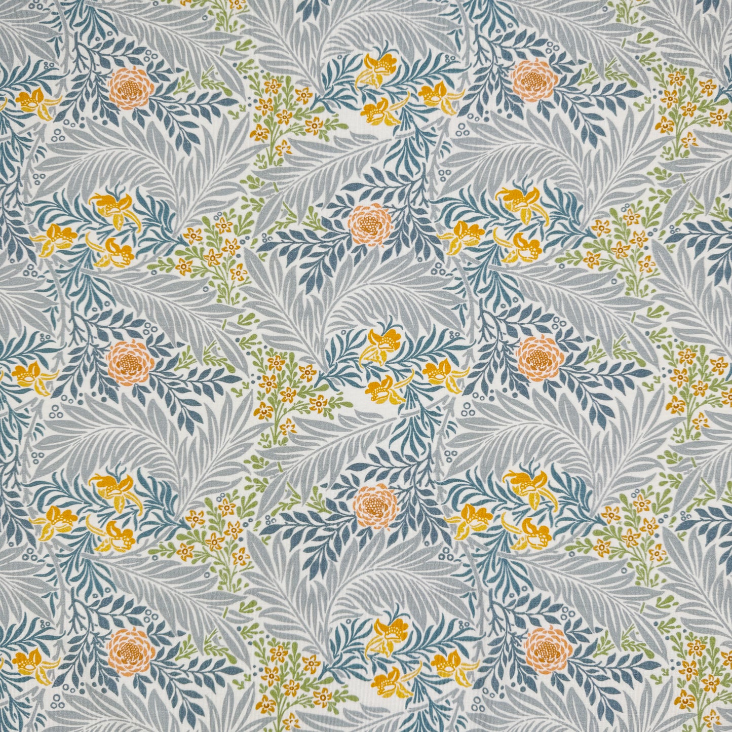 Digital Printed Cotton Jersey - Larkspur Azure