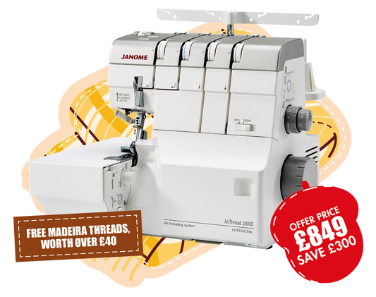 Janome AirThread 2000D PROFESSIONAL Overlocker
