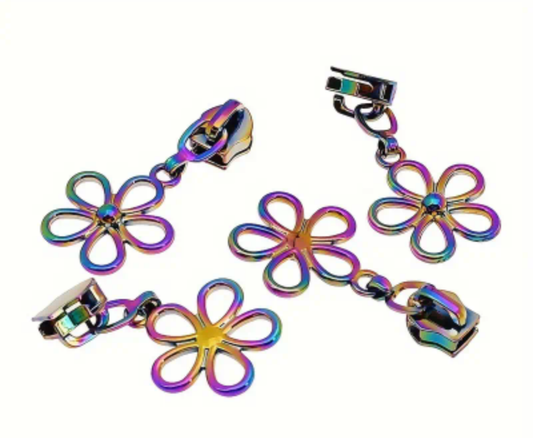 Rainbow Flower #5 Zip Slider