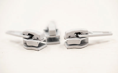 White sliders for continuous zip #5