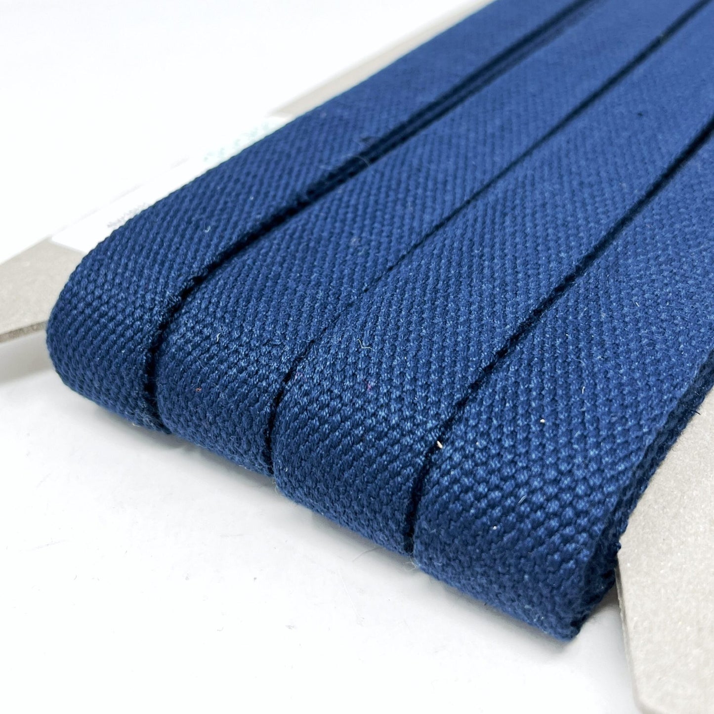 Trim: Webbing: Cotton mix: 25mm: Navy