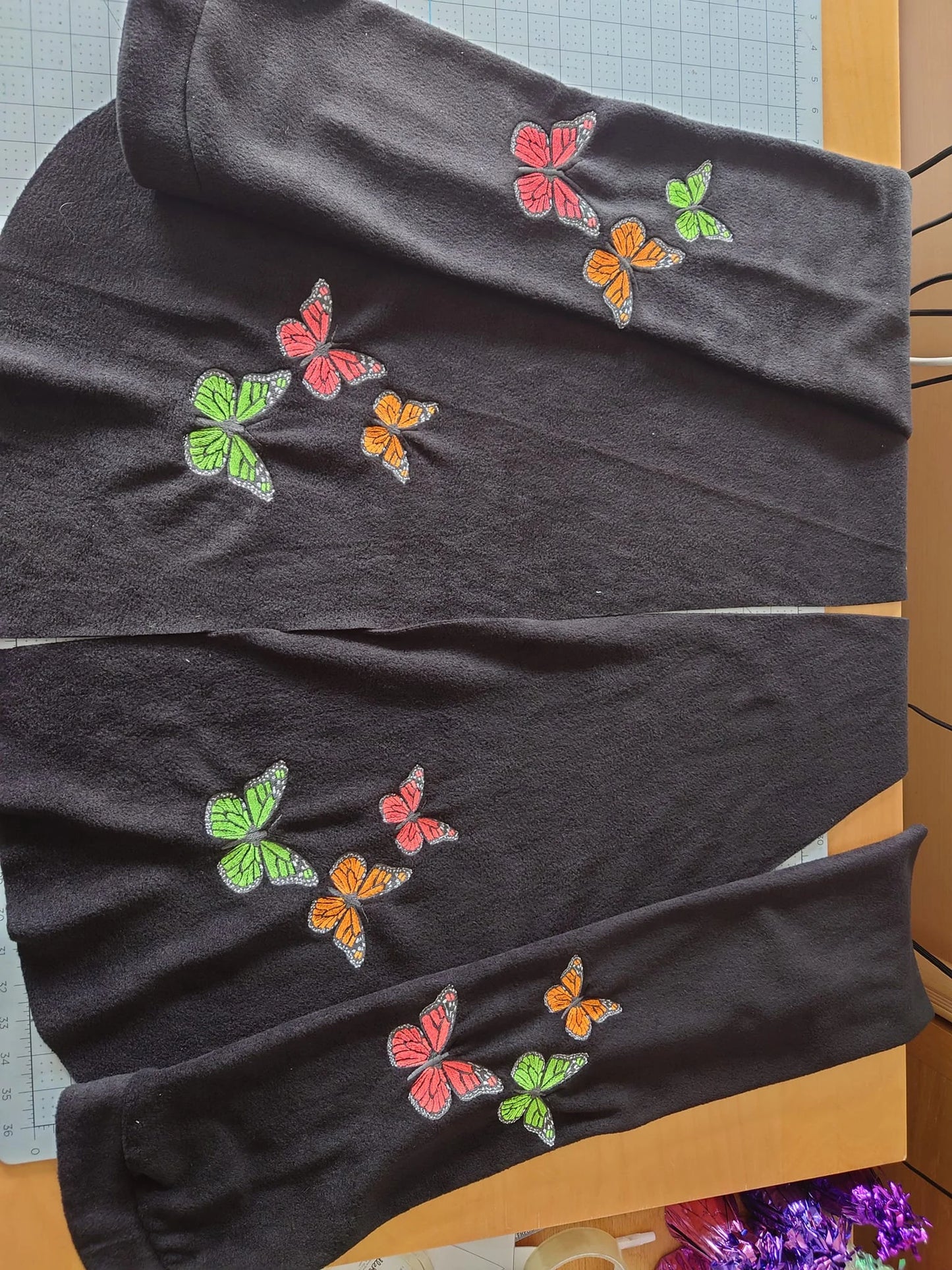 Butterfly Machine Embroidery