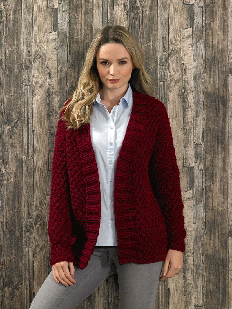 JB579 Knitting Cardigan Pattern - James C Brett