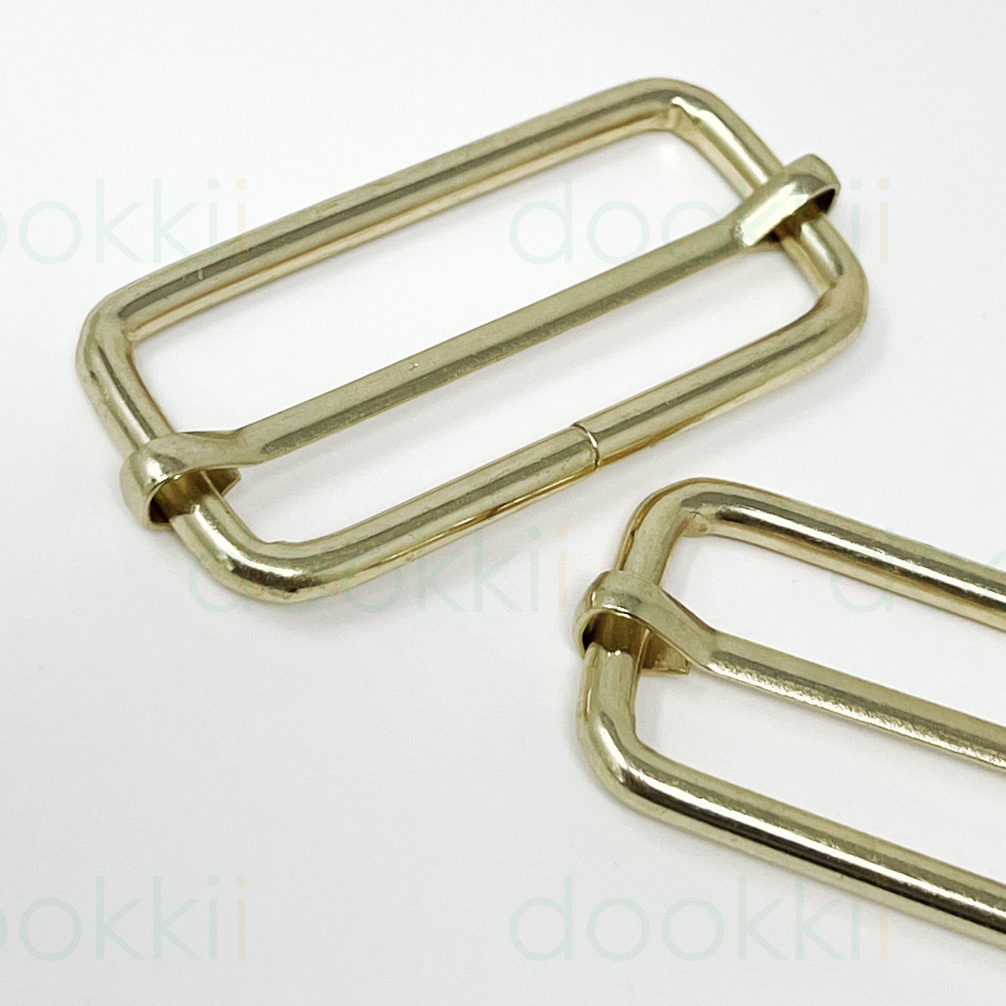 50mm metal slider – bright brass,