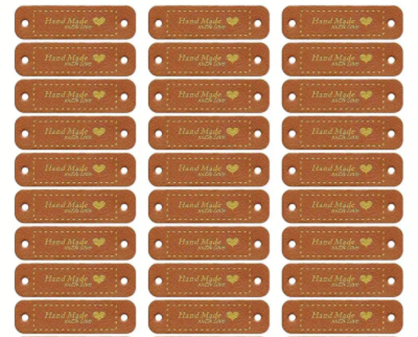 Leather tags discount