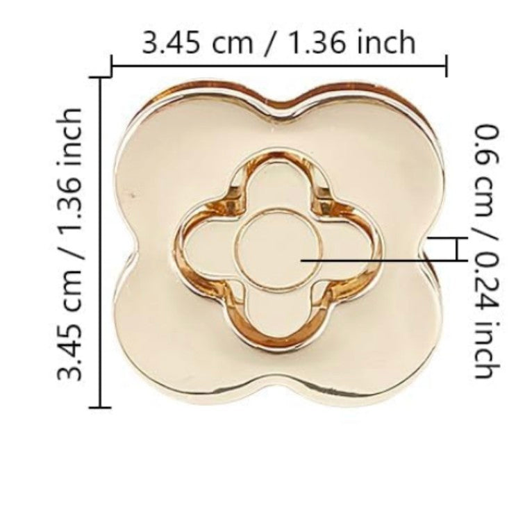 Flower twist lock bag fastening