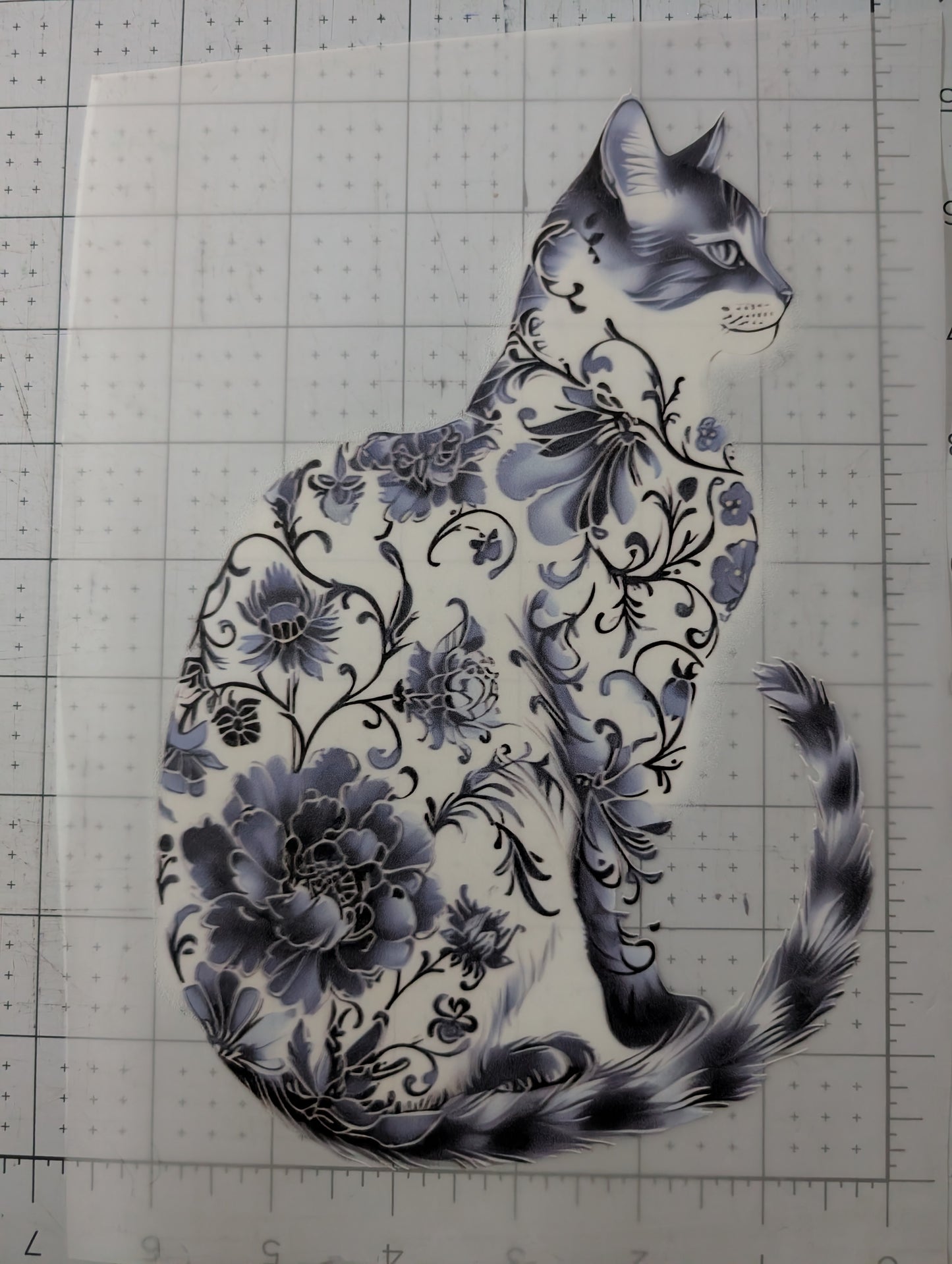 Iron on transfer - Cat 6" x 9"