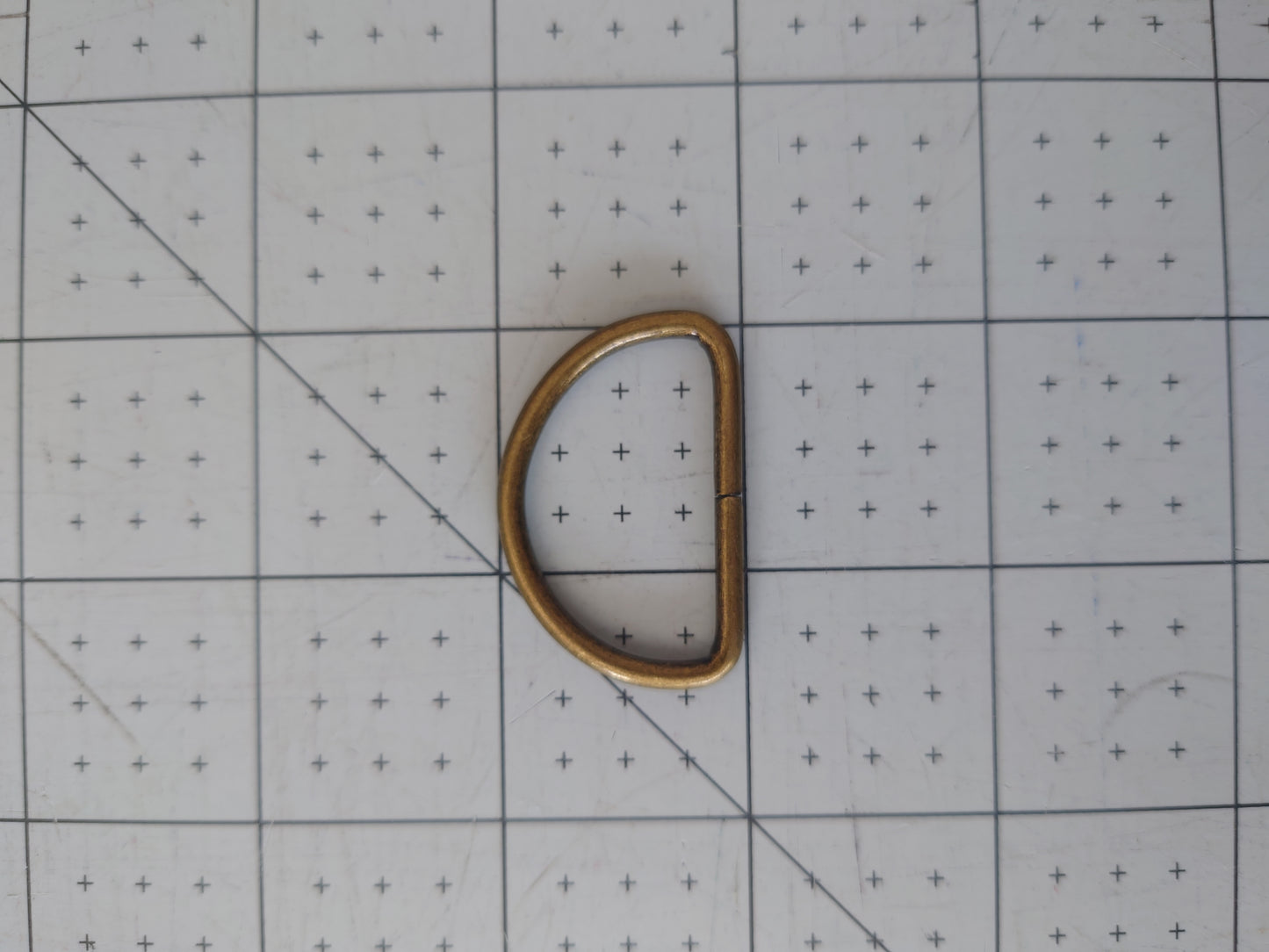 32mm D Ring - Antique Brass