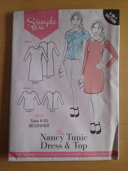Simple Sew The Nancy Tunic Dress & Top