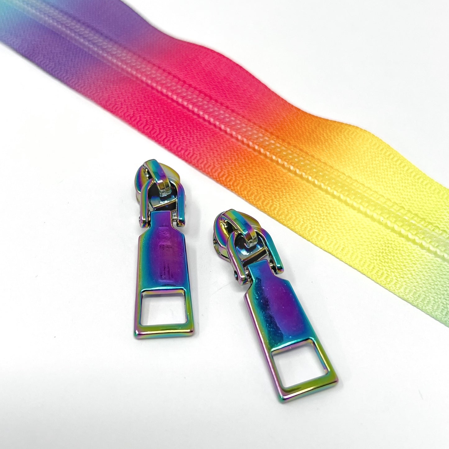 Rainbow square #5 Zip Slider