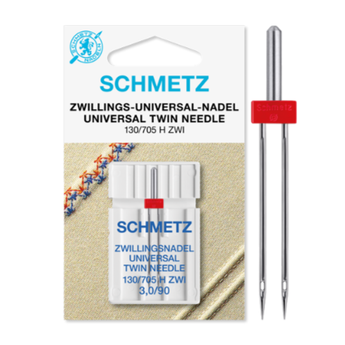 Universal Twin needle, 3.0mm, 1 needle per card (Copy)