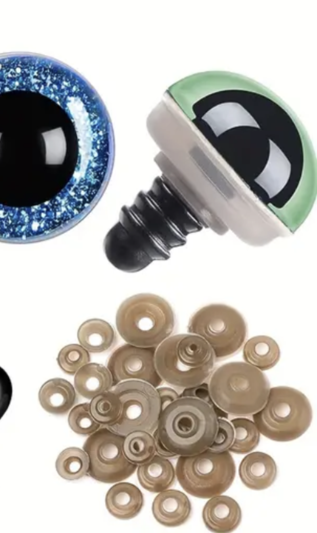 20mm Yellow toy eyes x 10