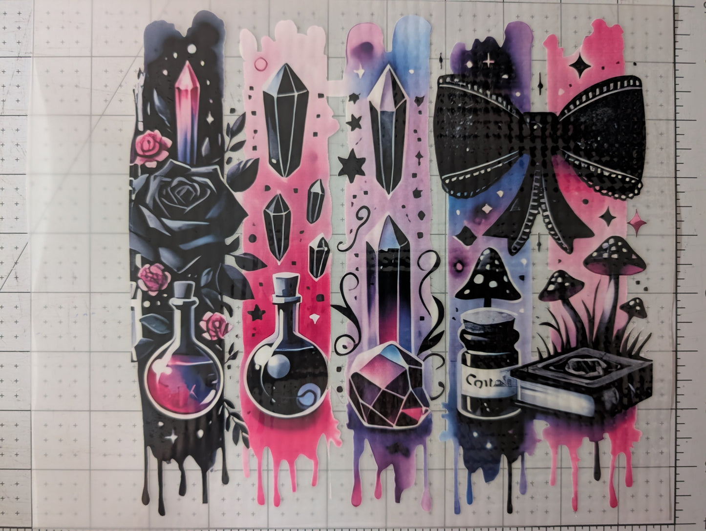 Iron on transfer - potion strips 8.5" x 9"