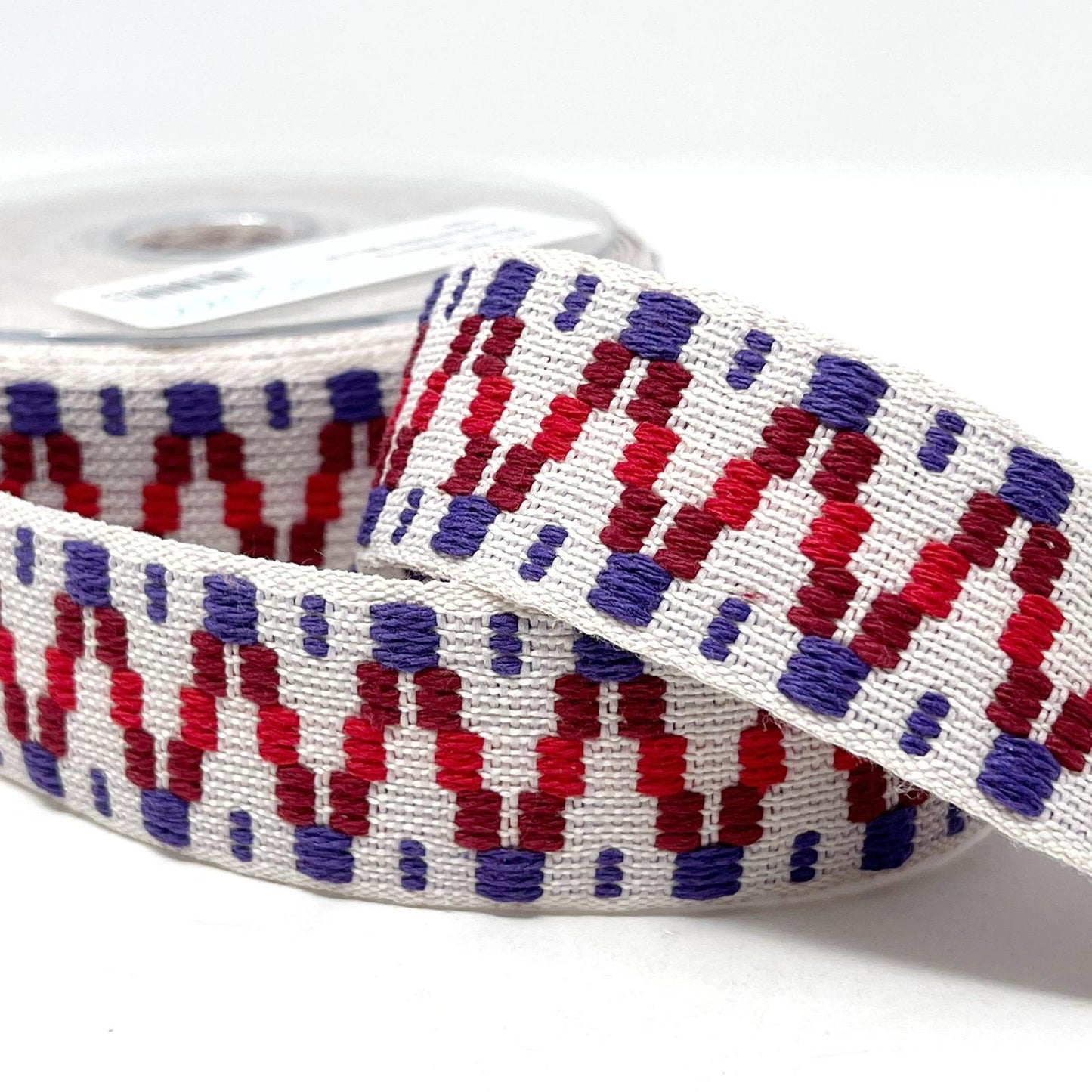 40mm webbing : Natural/Purple/Bordeaux/Red