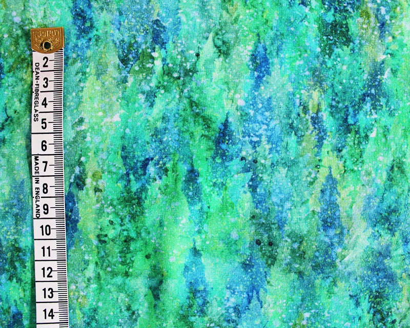 Green "tree" Cotton Jersey