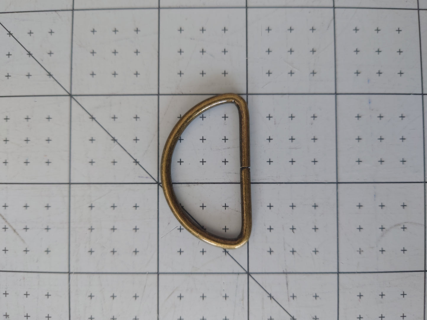 38mm D Ring - Antique Brass