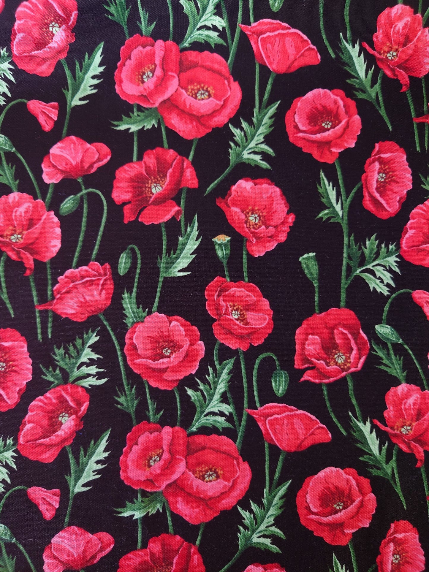 Nutex Poppies 100% cotton
