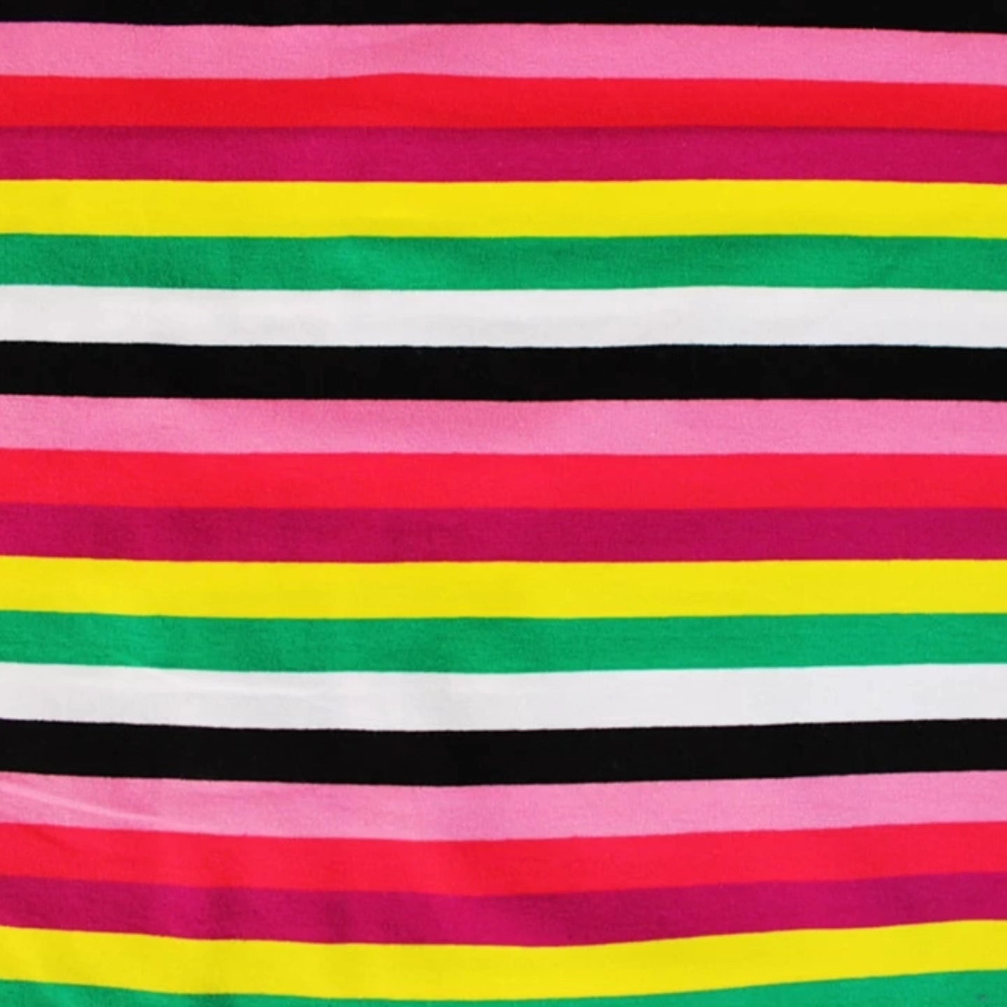 Rainbow Stripe Cotton Jersey