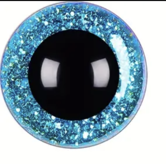 30mm blue toy eyes x 1 pair