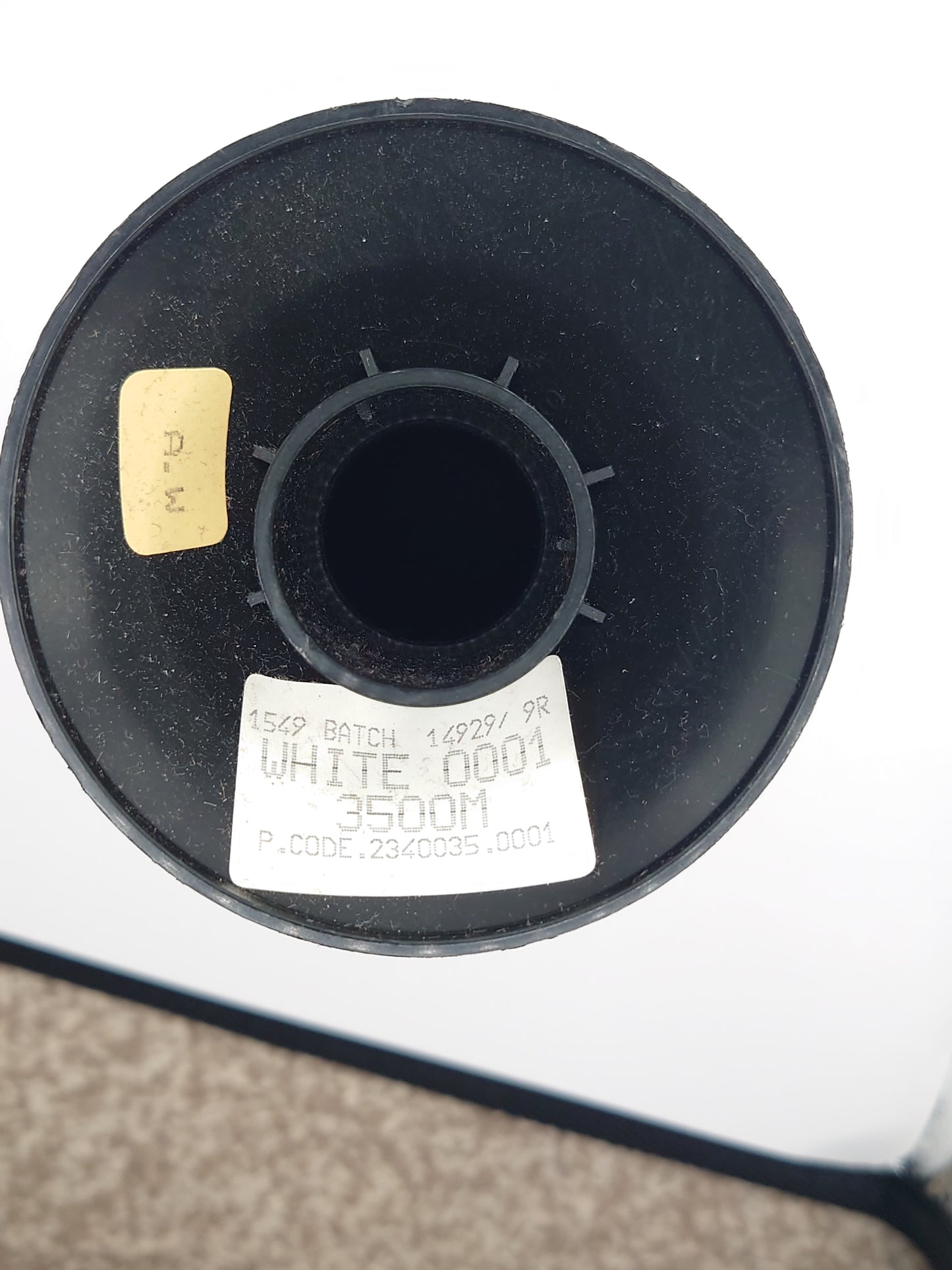 Tex 40 bonded nylon white 3500m