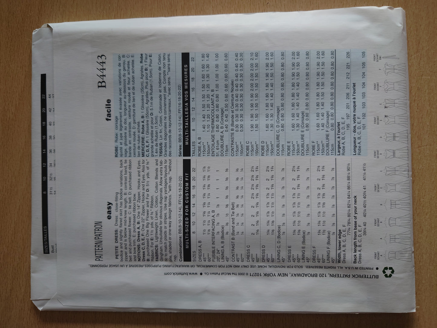 Butterick B4443