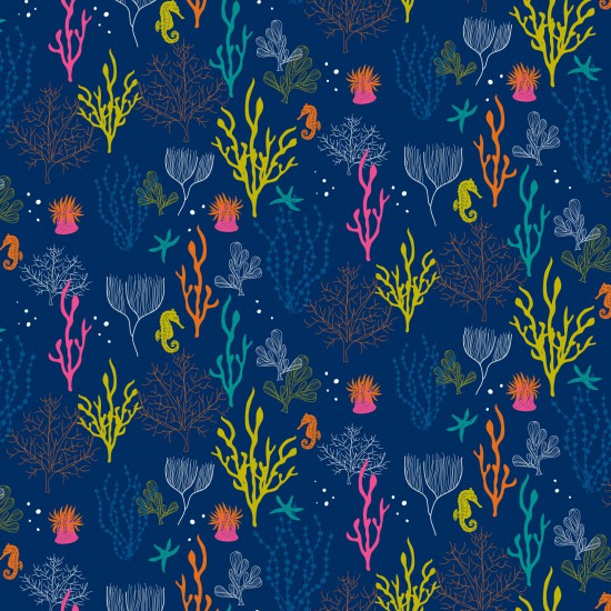 Under the sea Nutex 100% cotton