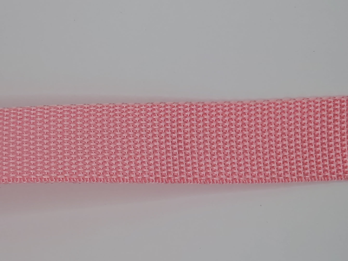 25mm Polypropylene Webbing Pale Pink