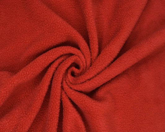 Burnt Orange Polar Fleece plain