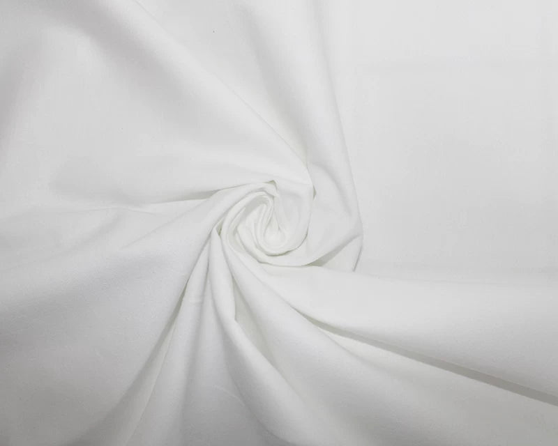 Plain White 100% Cotton