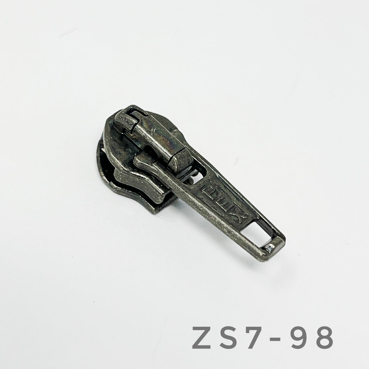 #5 Gunmetal locking Zip Slider