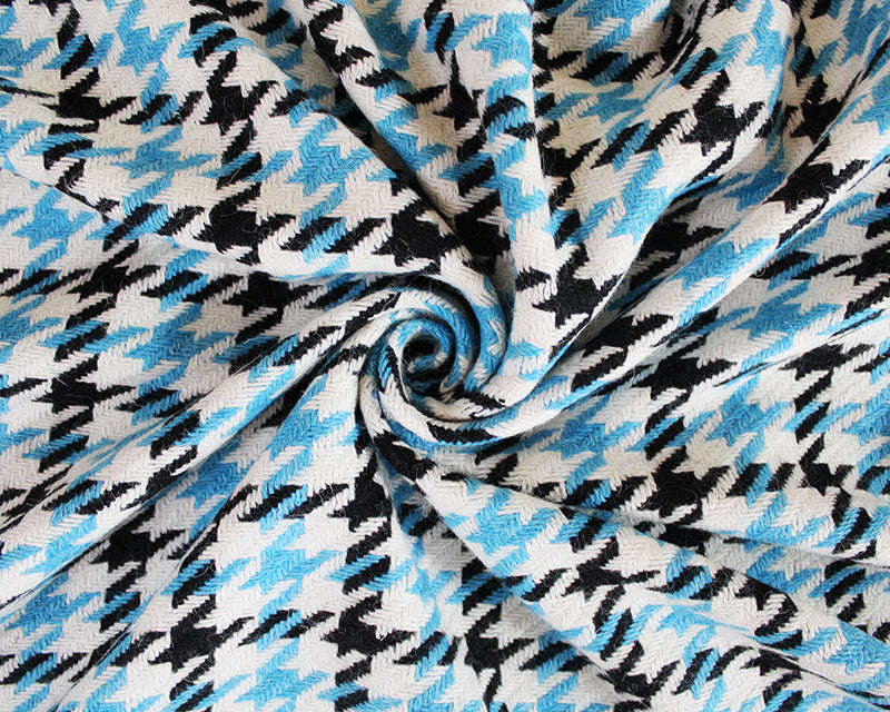 Large Dogtooth Wool Mix