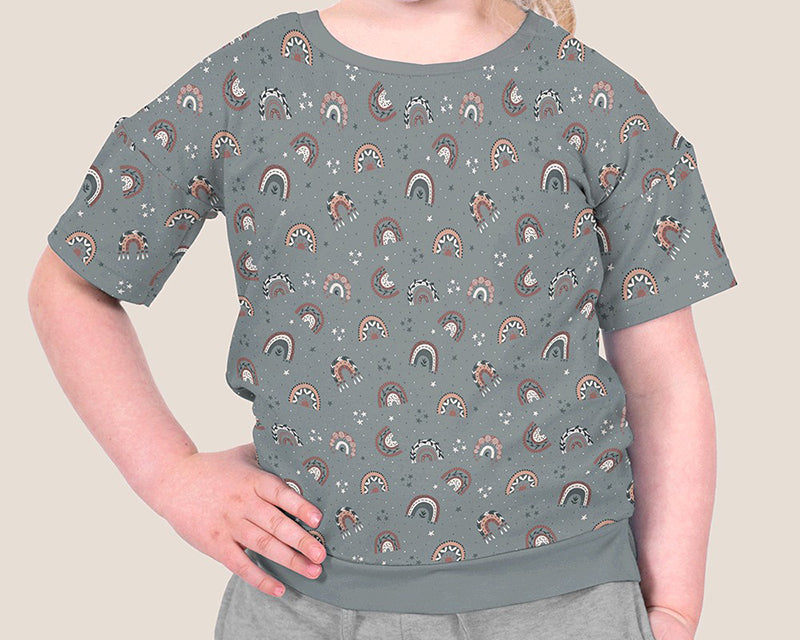 Starry Rainbows Cotton Jersey