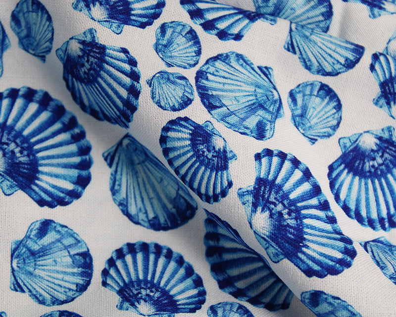 Little Johnny Painted Shells Linen Mix