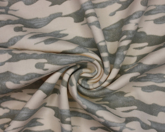 Camouflage Minkey Backed Alpine Fleece Sweatshirt