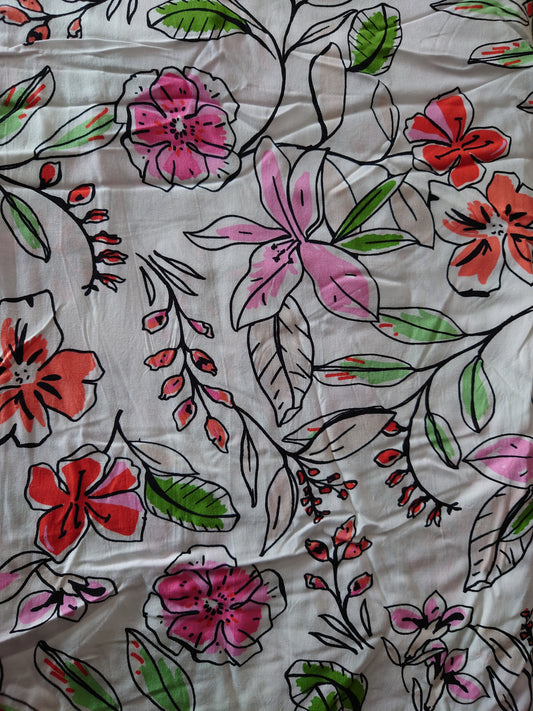 Summer Viscose floral