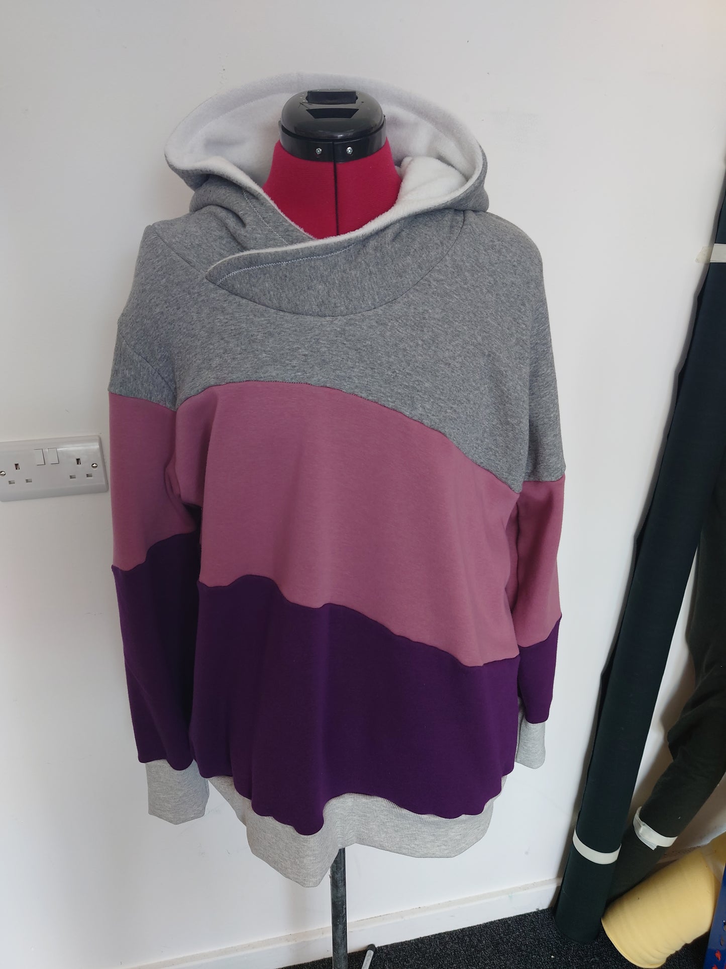 Alpine Fleece Colour Block Hoodie