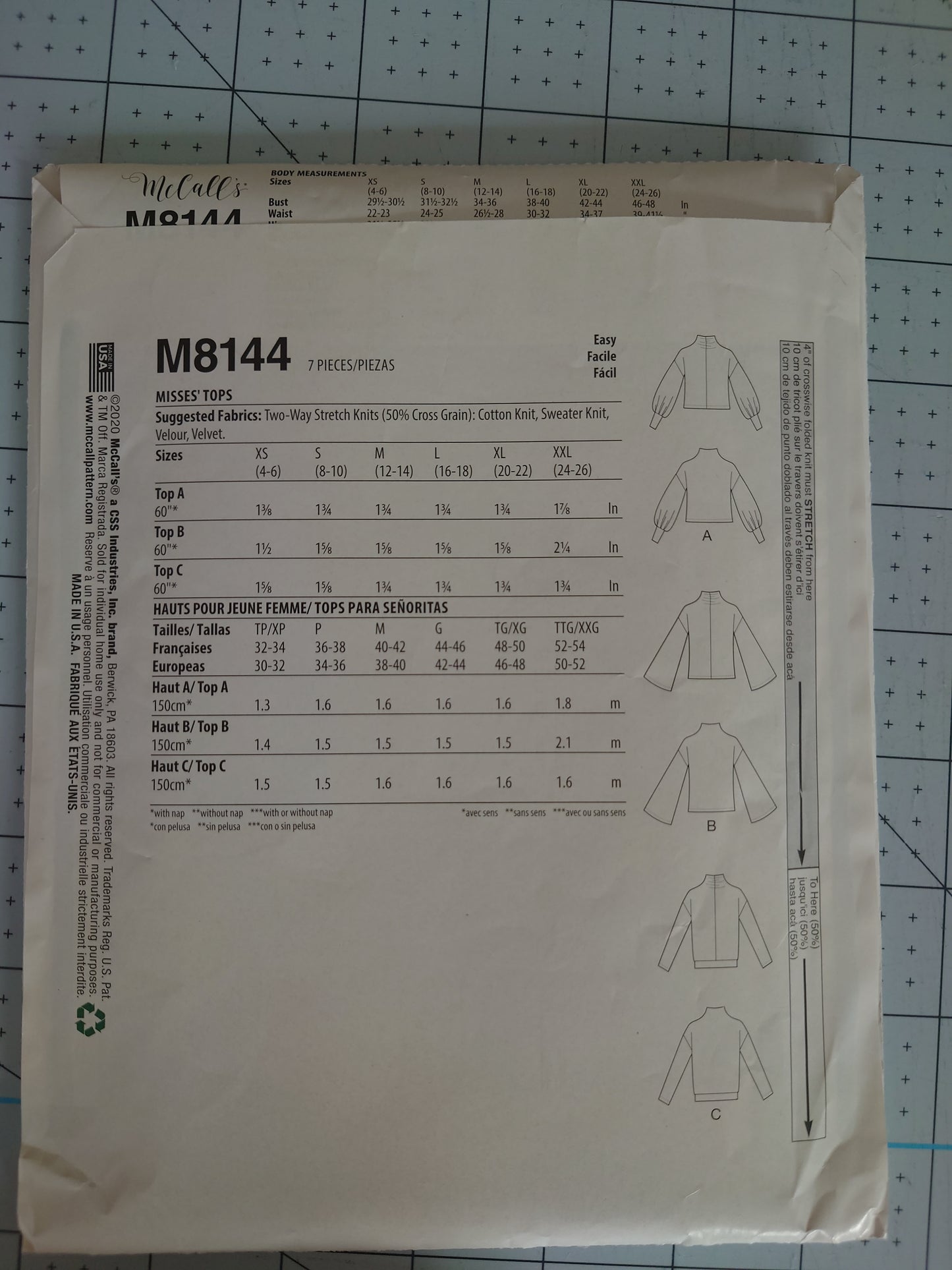McCalls M8144