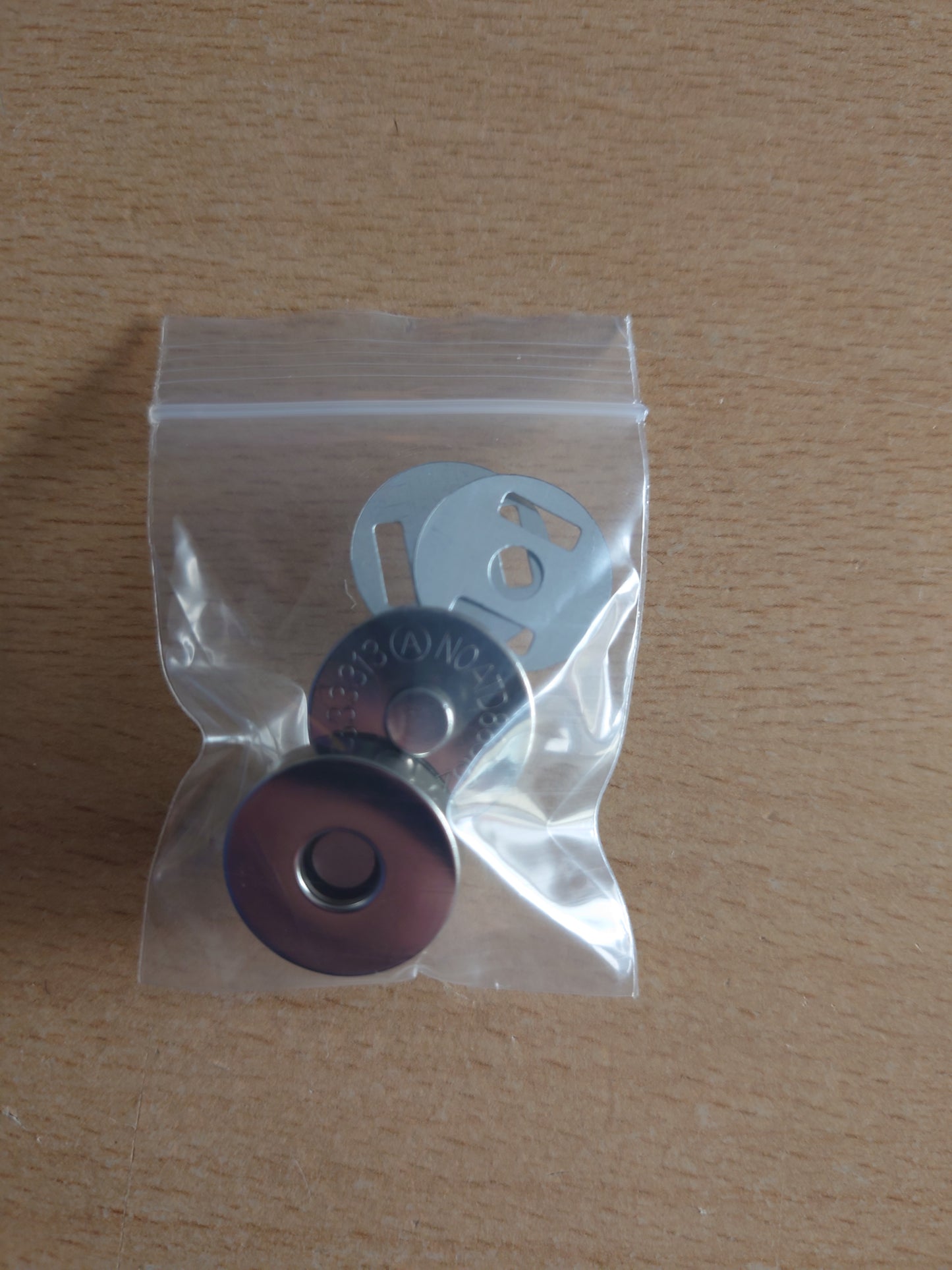 Magnetic Bag Clasp silver