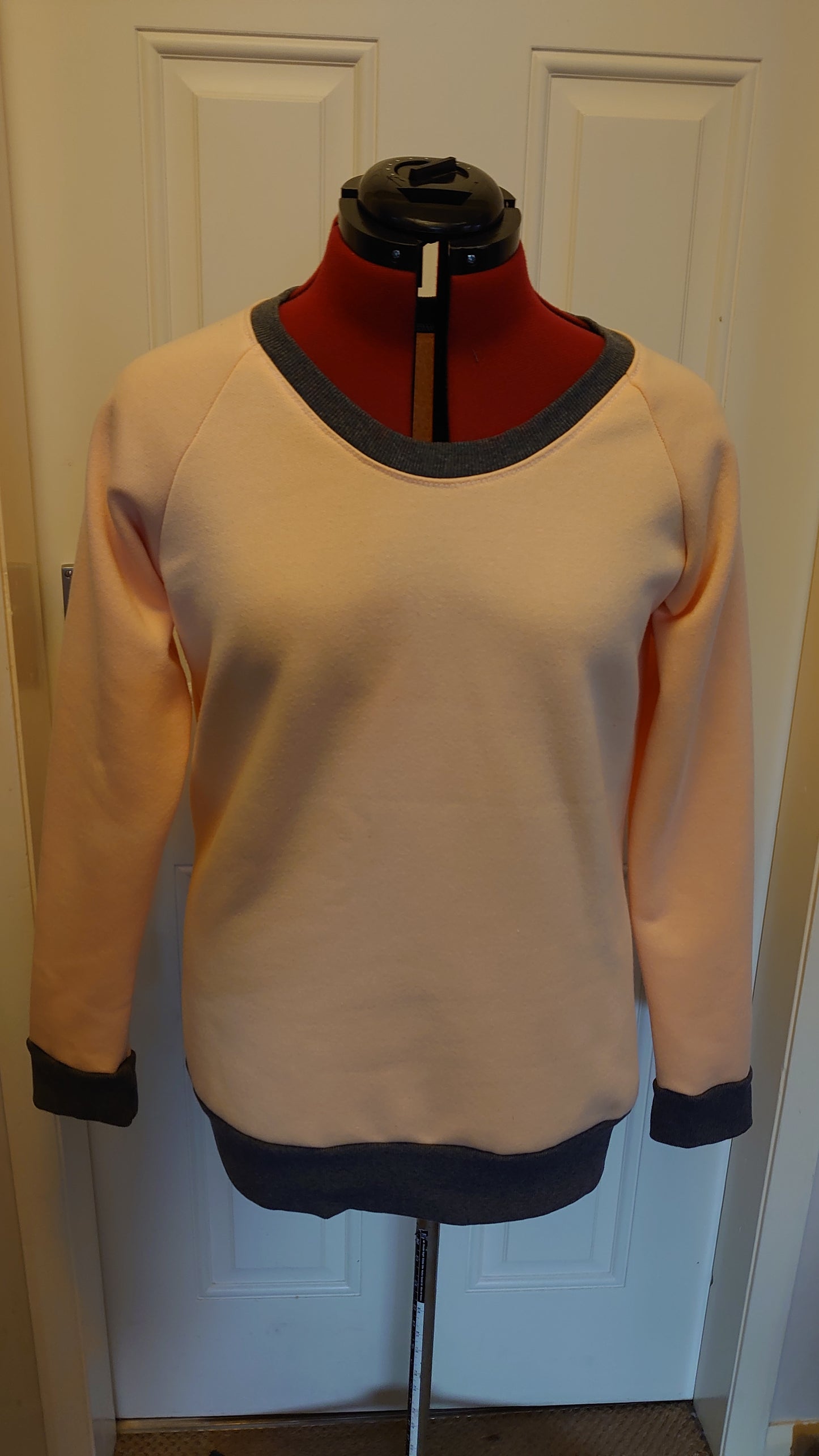 Apricot 3m brush back french terry sweatshirt
