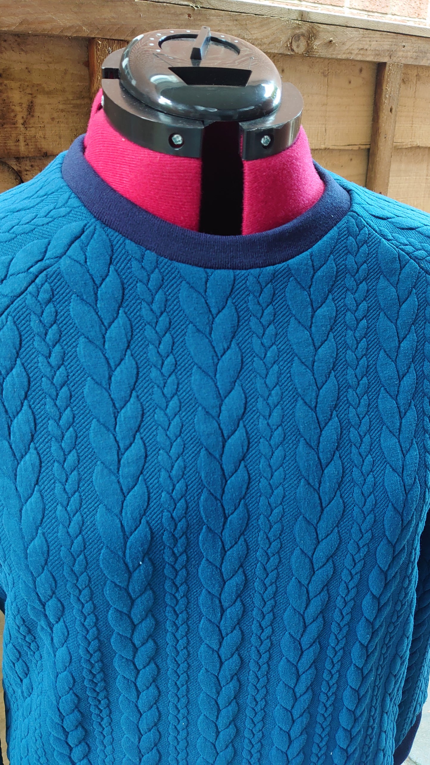 Navy Ribbing - Half Meter